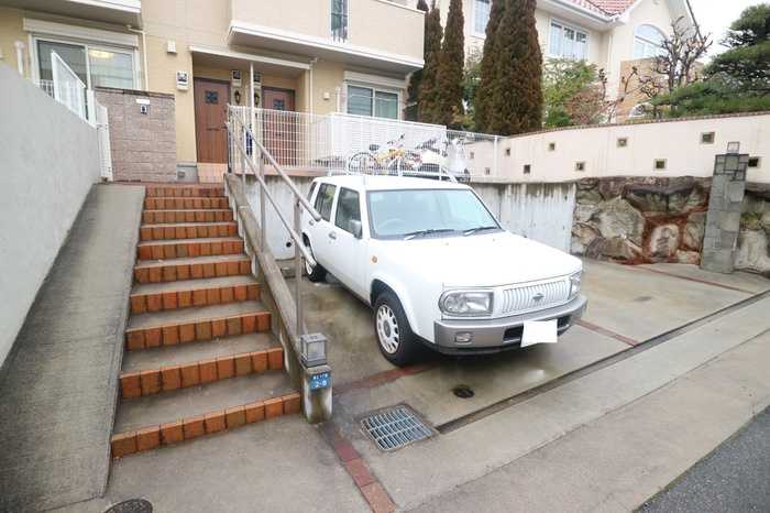 アサンテⅡの駐車場