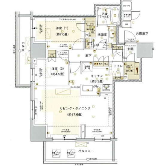 【間取り】 | ウエリス覚王山法王町