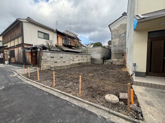 深草西出町売り土地の外観