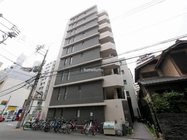 アクア阿波座の外観|外観もきれいです