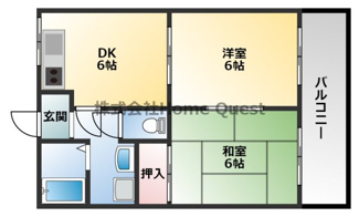 【間取り】 | セブンコーポ志紀