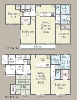 朝倉市甘木第1期　2号棟