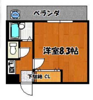 クレールステュディオの間取り