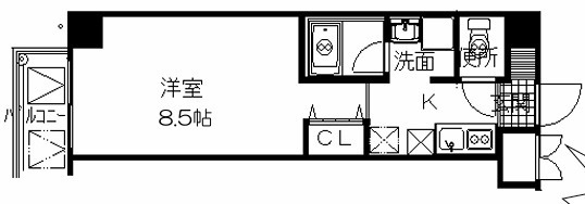 イーストクレセントの間取り
