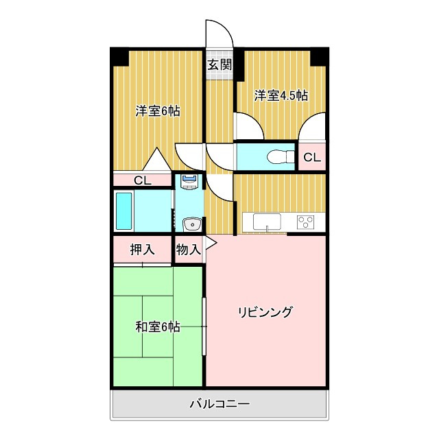 【間取り】の画像