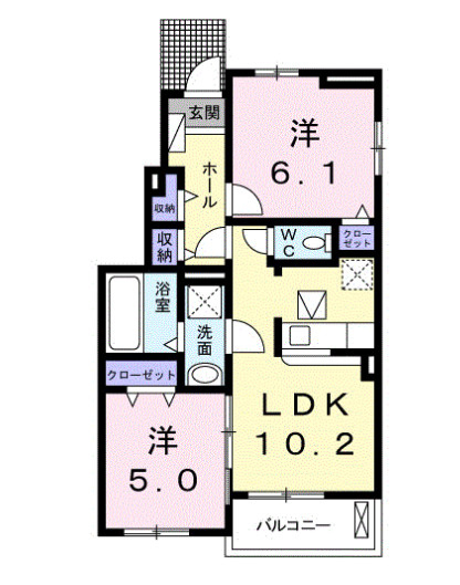ソレイユ・ルヴァンの間取り