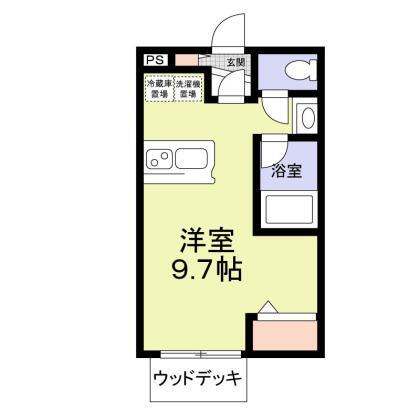 ボナチッタ　2号棟の間取り