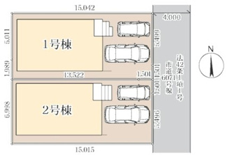 【区画図】 | 白岡市小久喜　新築戸建