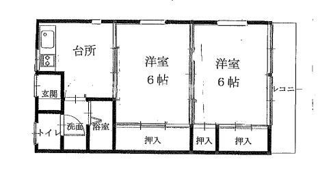 サンナカイパート１の間取り