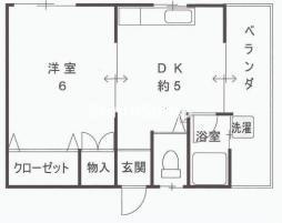エール山崎の間取り