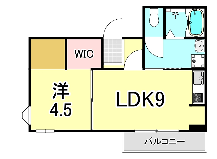 ヴィラ甲東園（上大市2丁目）の間取り