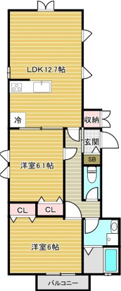 EIGER南荻窪の間取り