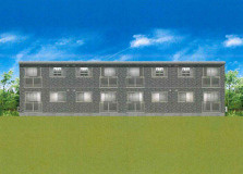 【新築】La Pomme（ラ ポム）の外観パース