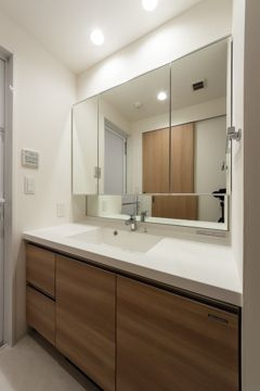 ファレール笹塚Ⅱの独立洗面台