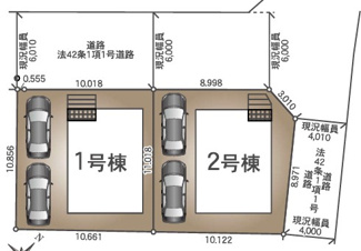 【区画図】 | 伊奈町本町１丁目　新築戸建