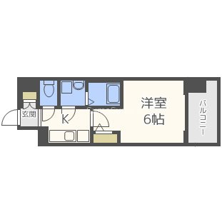 エスリード本町靱公園レジデンスの間取り