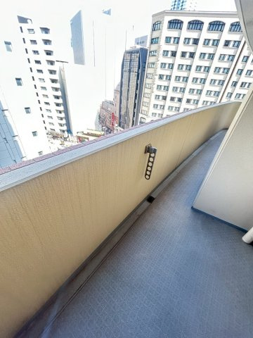 カスタリアタワー肥後橋のバルコニー