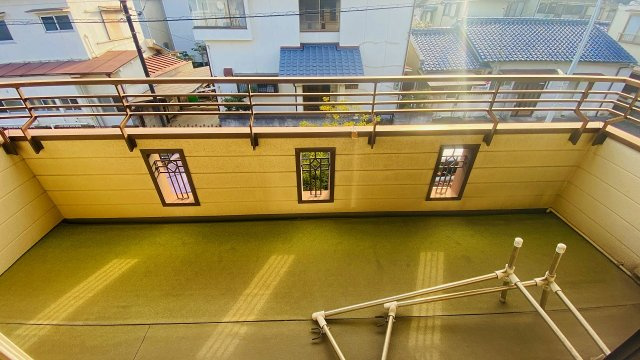 あけぼの町戸建のバルコニー