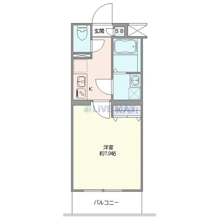 クレヴィスタ立石Ⅱの間取り