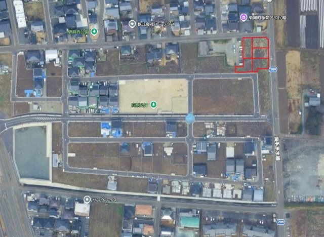 原水大型開発分譲地/58号地の地図