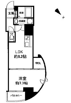 セレニテ神戸元町クレアの間取り