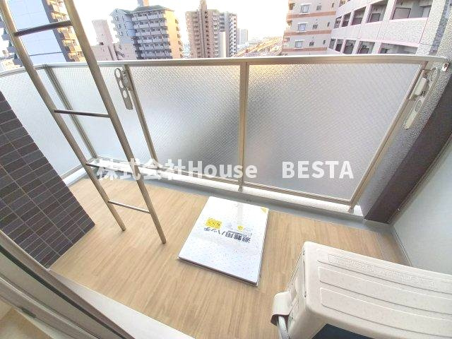 エスリード神戸兵庫駅マリーナスクエアのバルコニー