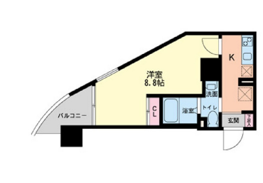 セレニテ本町グランデの間取り