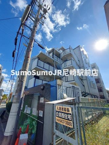 キューブ北武庫之荘Ⅱの外観|外観は落ち着いています