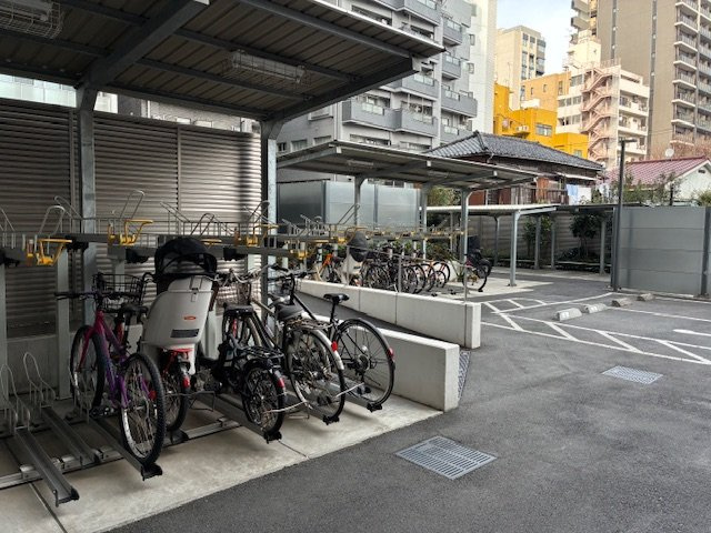 シティハウス目黒ザ・ツインSOUTH棟の駐輪場