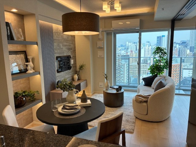 シティハウス目黒ザ・ツインSOUTH棟の居間・リビング