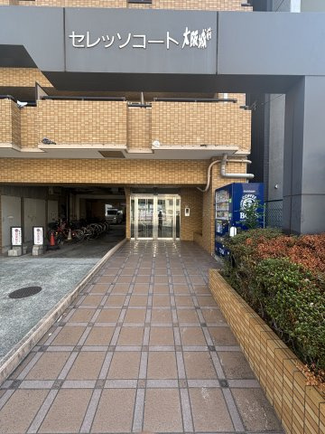 セレッソコート大阪城前のエントランス