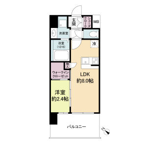 セレニテ元町アリエの間取り