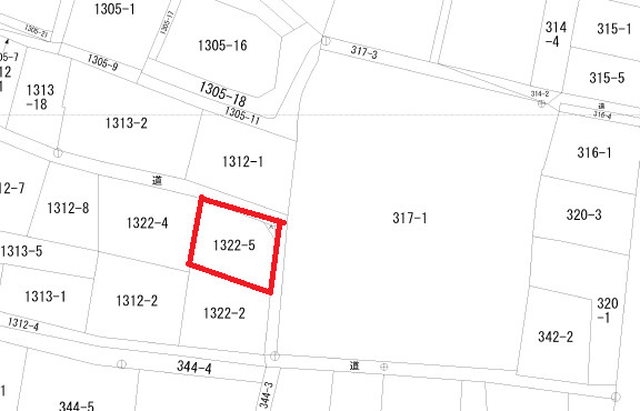 【土地図】 | 磐田市中泉田町　売土地