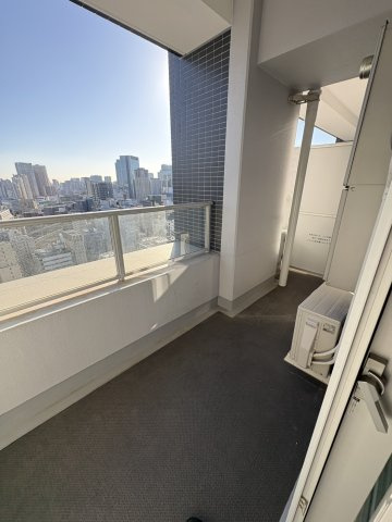 クレストプライムタワー芝のバルコニー