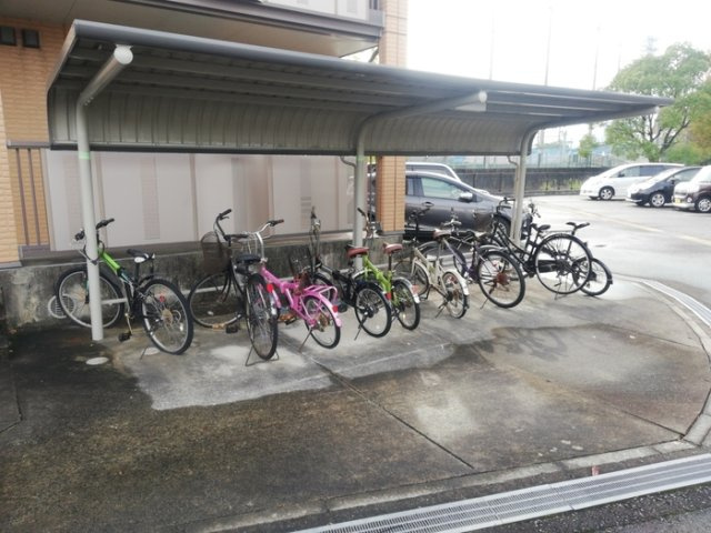 セイシェル・大山 B棟のその他共用部分|駐輪場に自転車も停められます♪