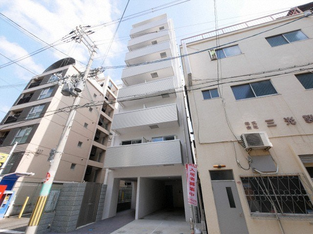 グランドゥール九条の外観|外観もきれいです