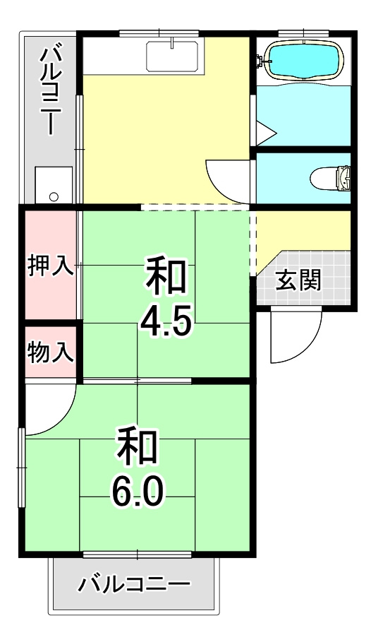 コーポヤマモトの間取り