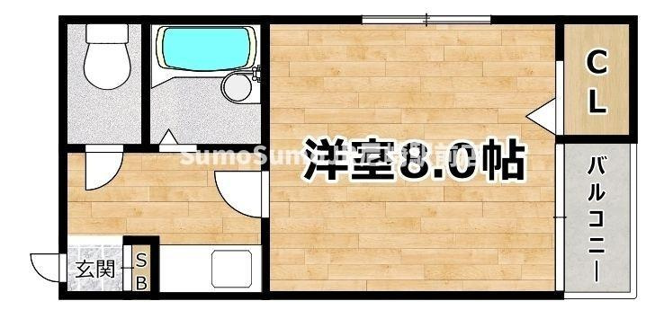 クレセント塚本の間取り