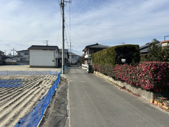 鳴門市撫養町立岩字芥原土地の前面道路含む現地写真