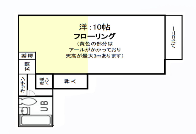 コーポレイ南塚口の間取り