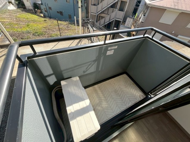 レインボーハイツのバルコニー