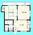 【間取り】 | サンハイツ大森
