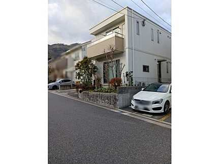 広島市安佐南区伴南５丁目の前面道路含む現地写真