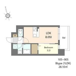 Alivis都島通の間取り