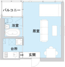【間取り】 | アクアプレイス大阪レジェンドⅡ