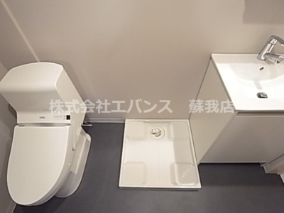 【洗面所】 | cube inohana（キューブイノハナ） | ゆったりとスペースのある洗面所