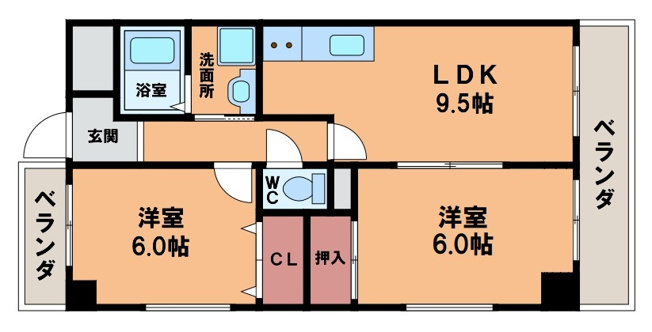 【間取り】 | HACHIBUSE帝塚山