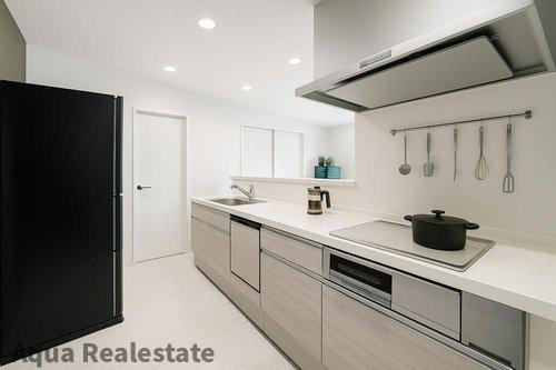 高松市円座町の新築一戸建のキッチン|きれいなキッチンです