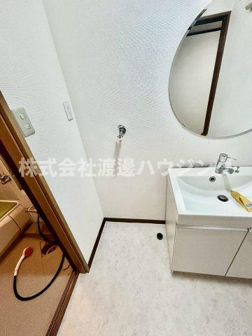 寝屋川市錦町テラスハウスの設備|室内洗濯機置場