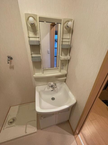 川崎市多摩区中野島１丁目のアパートの洗面所